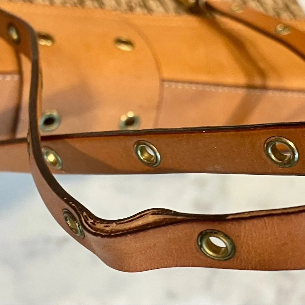 Christian Dior 2003 Diorissimo Street Chic Vintage Shoulder Bag, tan/gold, GUC - Picture 10 of 16